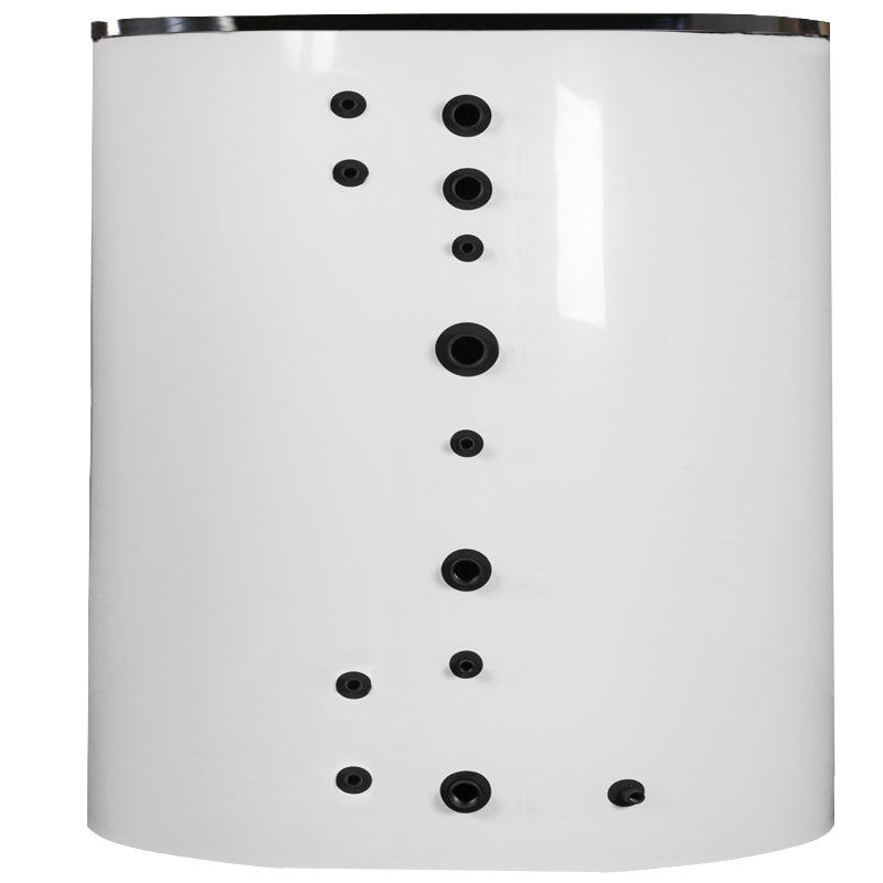 Oval insulated accumulation tank